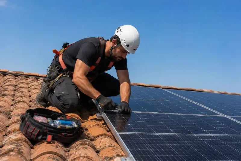 Maintenance et monitoring de panneaux solaires à Murat-sur-Vèbre